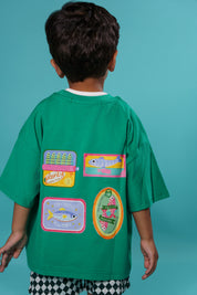 Kids Green Pop Shirt