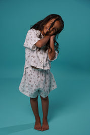 Kids White Floral PJ