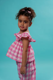 Kids Pink Picnic Top