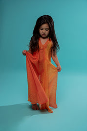 Kids Sunset Backless Dress