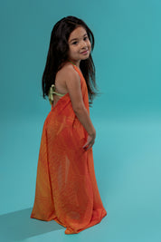 Kids Sunset Backless Dress