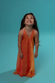 Kids Sunset Backless Dress