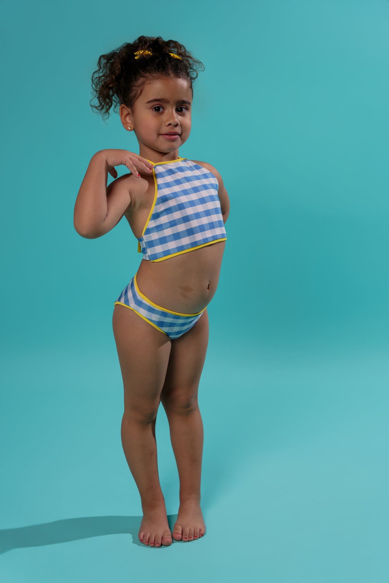 Kids Cool Check Bikini