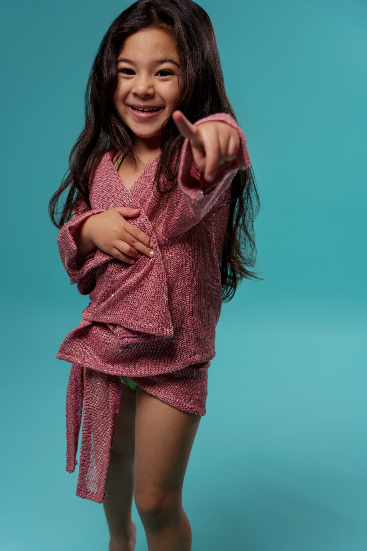 Kids Shimmery Coverup Set
