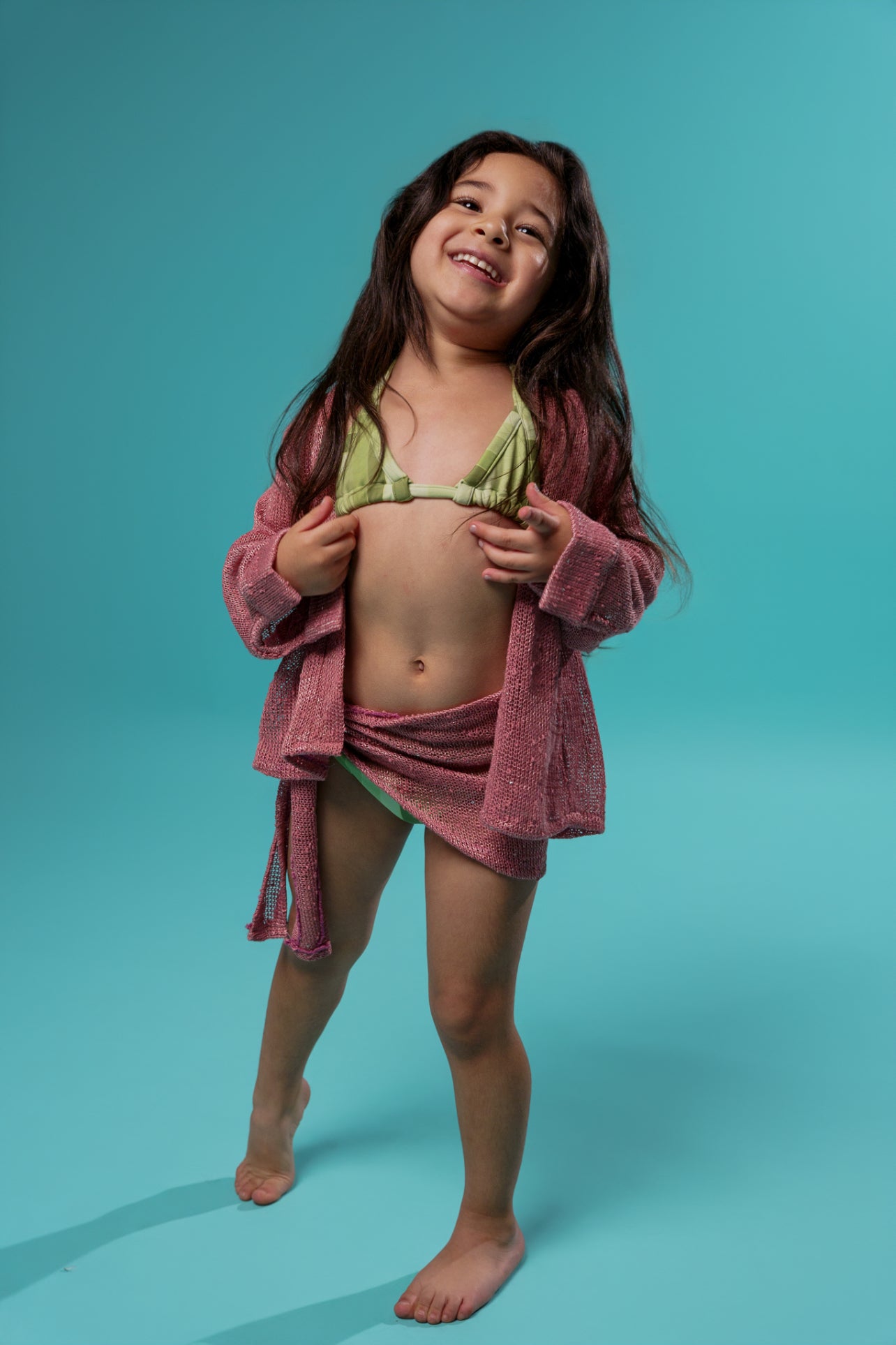 Kids Shimmery Coverup Set
