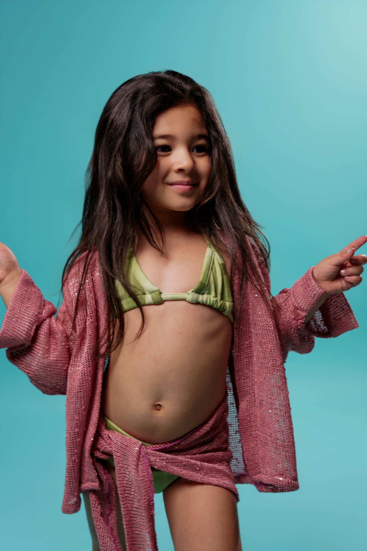 Kids Shimmery Coverup Set