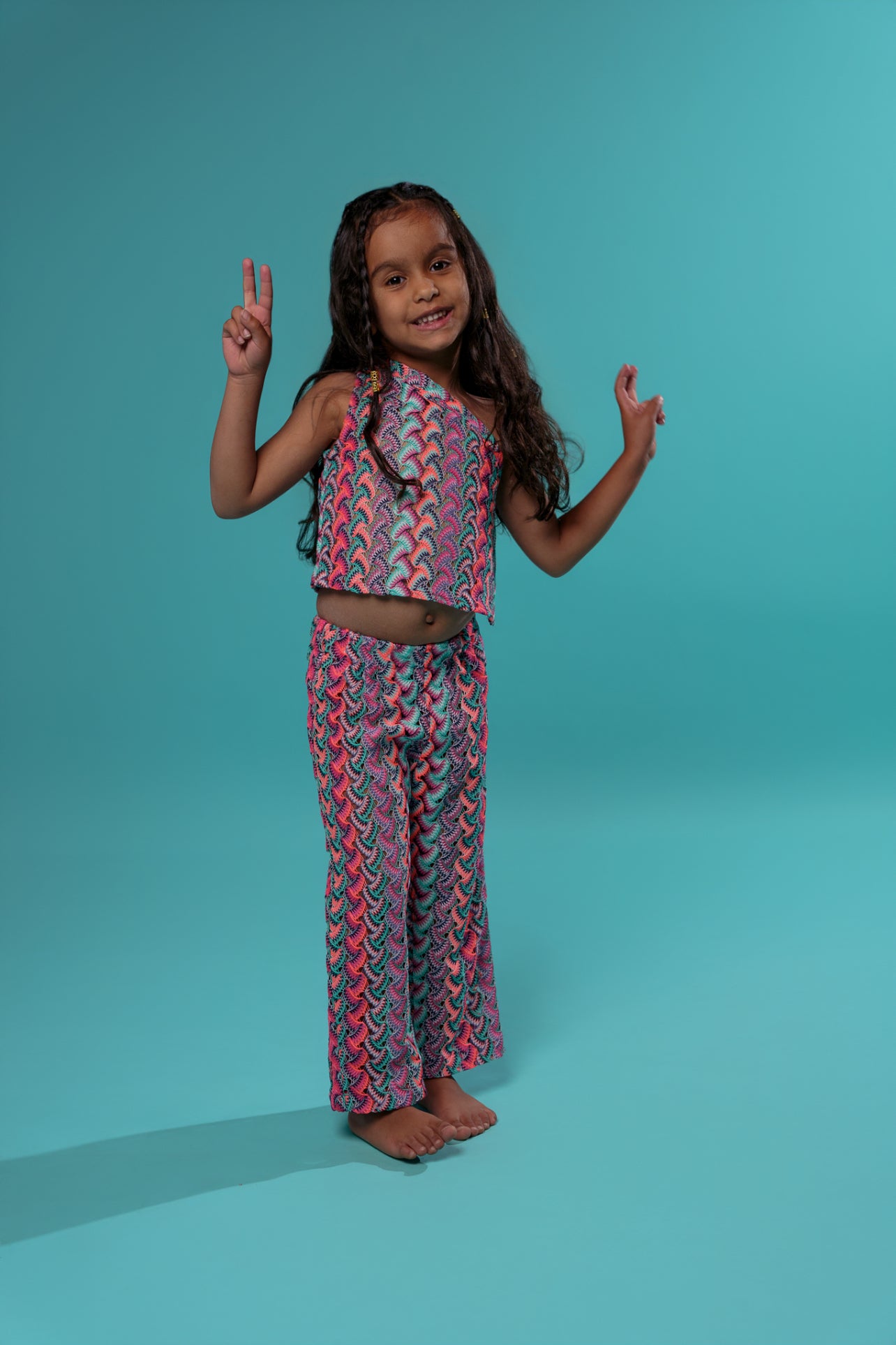Kids One-Shoulder Breeze Set