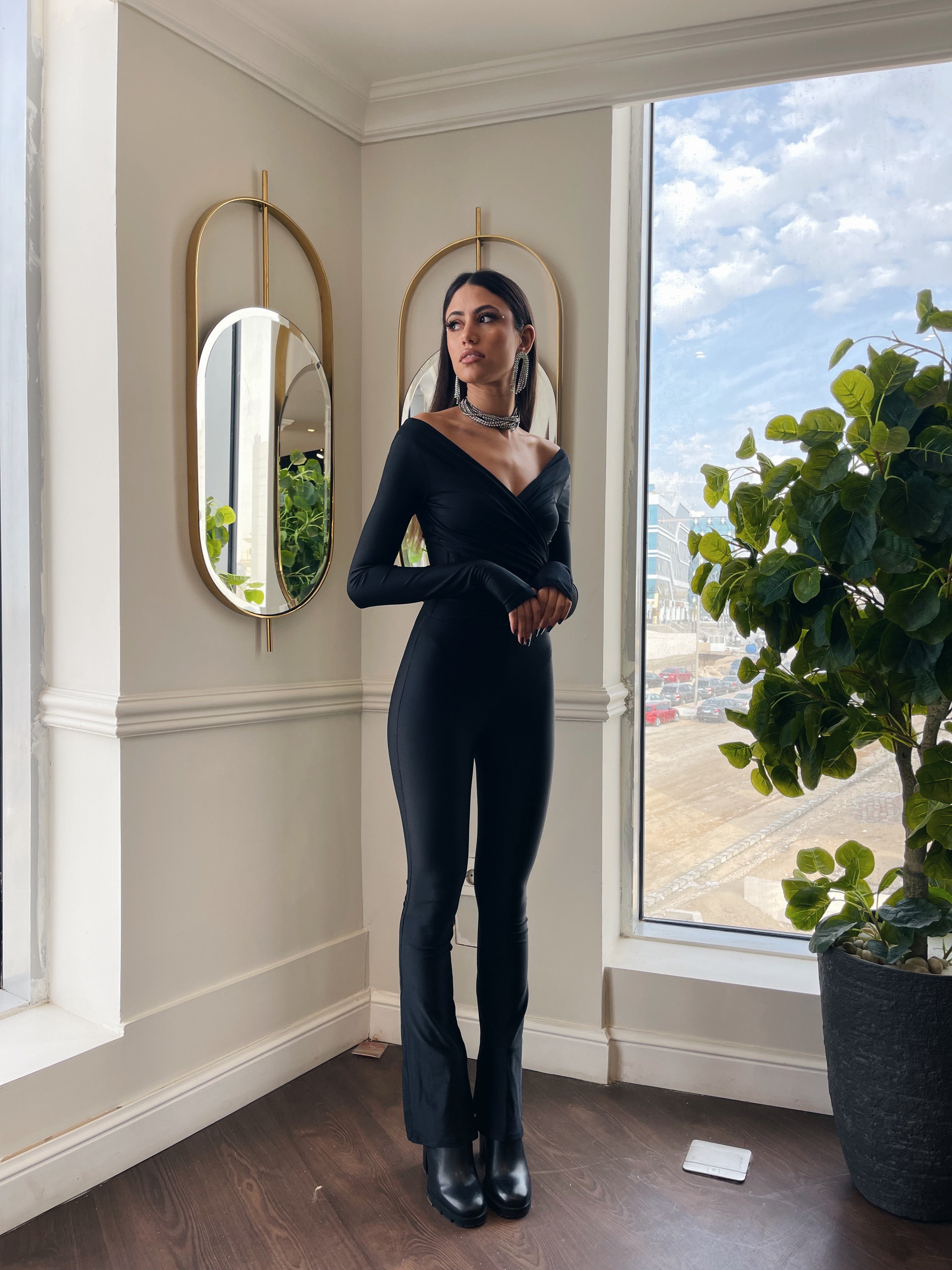 Bodycon Black Jumpsuit