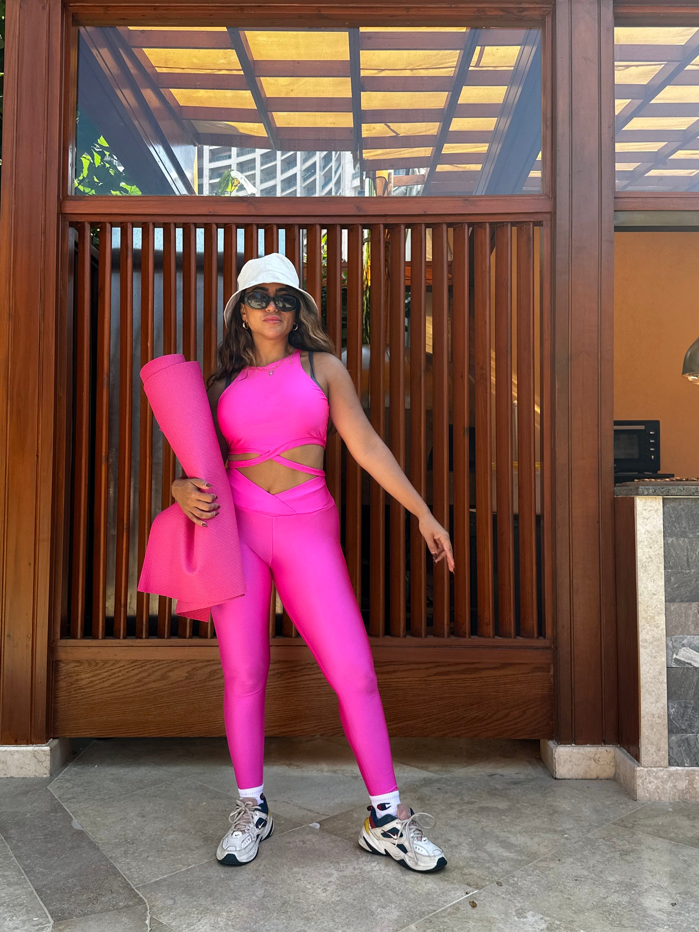 Hot Pink Workout Set Bazic