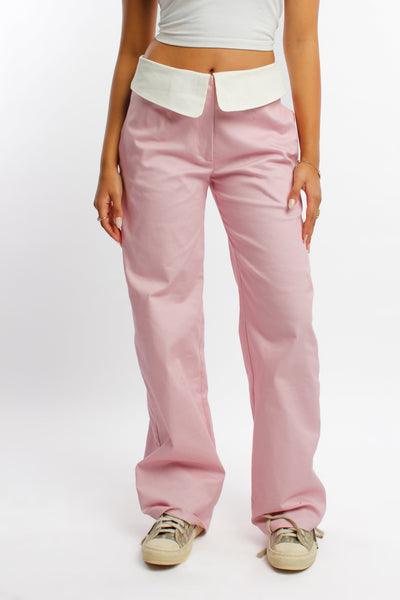 Pants with Flipped Hem